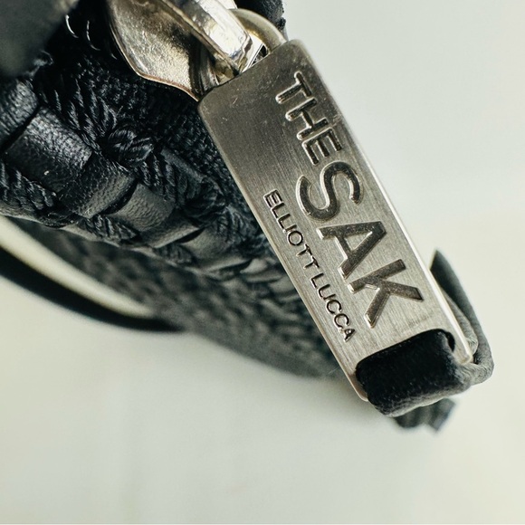 The Sak Elliot Lucca Black Textured Crossbody Shoulder Bags Handbag Purse - Picture 4 of 12